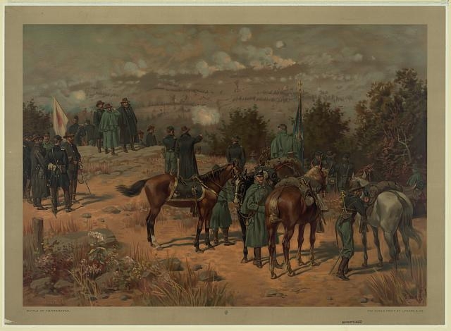 Battle of Chattanooga / Thulstrup ; Fac-simile print by...