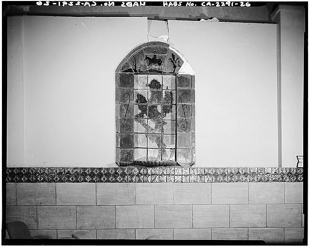 26. February. TILE WINDOW PATTERN TOWARD REAR OF EAST...