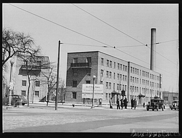 Chicago, Illinois. Ida B. Wells Housing Project. Houses