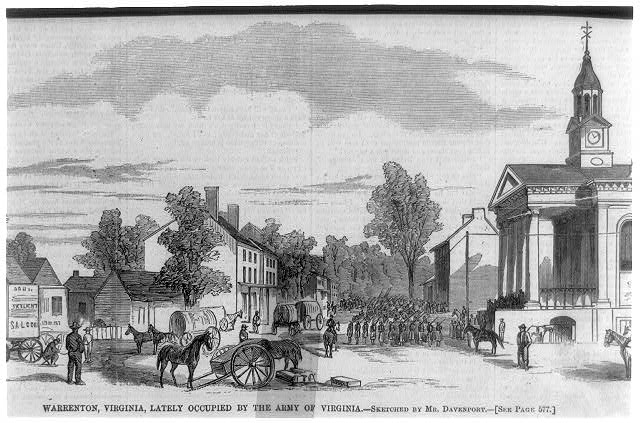 Warrenton, Virginia, lately occupied by the Army of Virginia