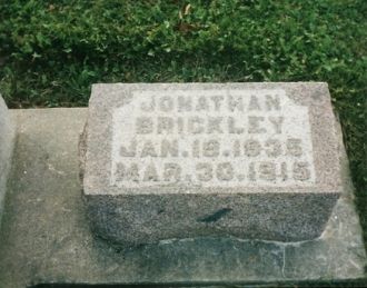 Jonathan Brickley gravestone