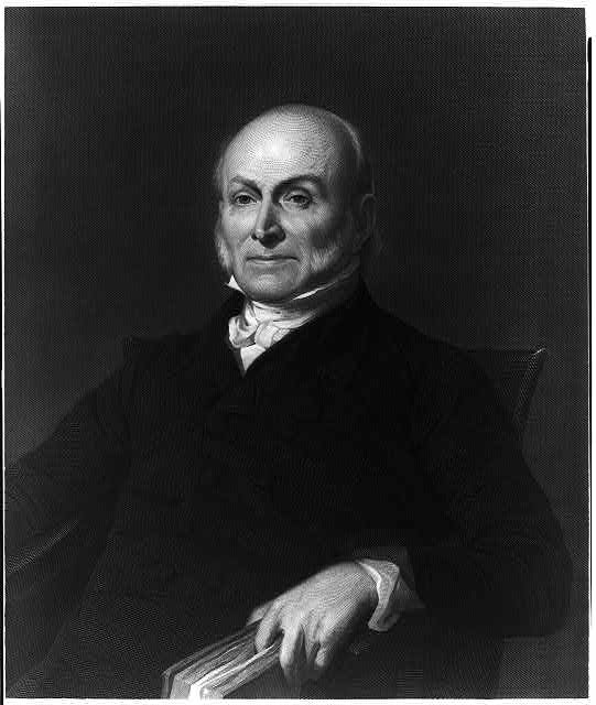 Drawing of John Quincy Adams