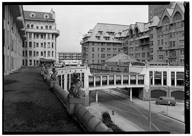 1. VIEW OF SOUTH ELEVATION. (Marlborough Hotel on right,...