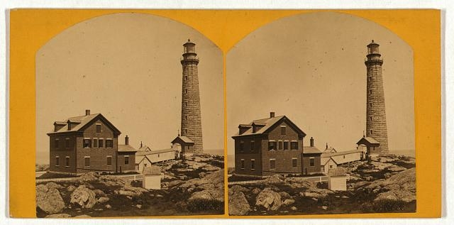 Thacher's Island lights--south tower / phot. by Hervey...