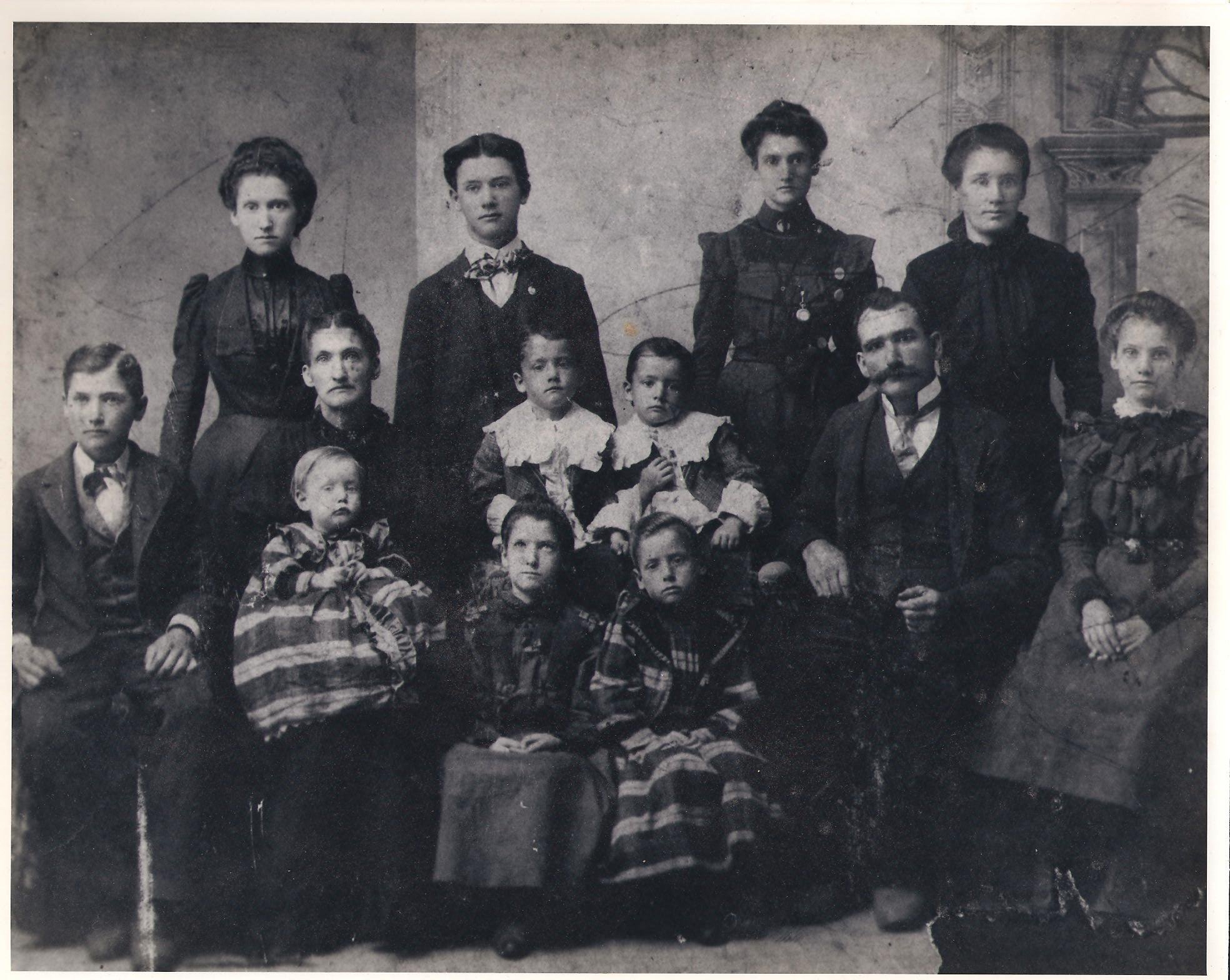 William & Emily (Eldridge) Harmon Family, 1898