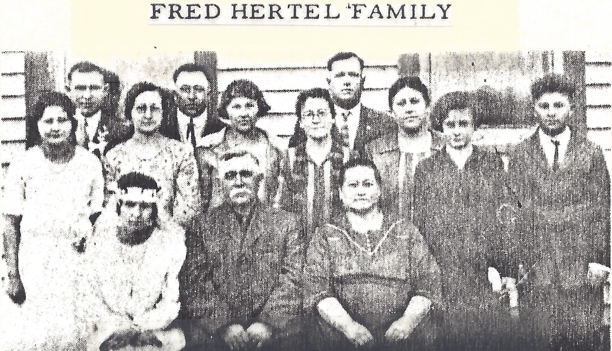 Friedrich & Christina (Neumueller) Hertel Family