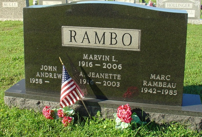 Marc Rambeau Gravesite