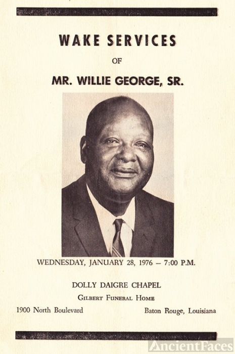 Willie George Sr. funeral