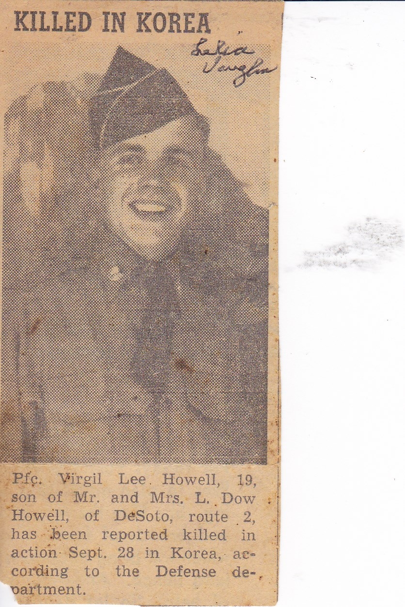 Virgil Lee Howell obituary