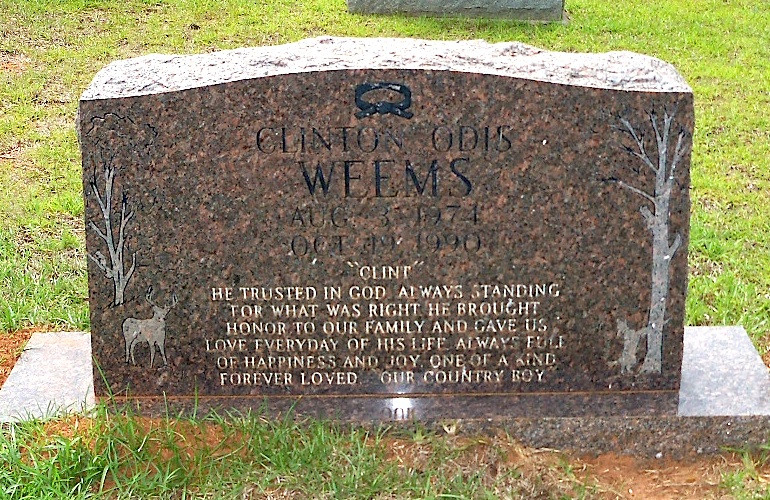 Clinton O Weems Gravesite