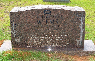 Clinton O Weems Gravesite