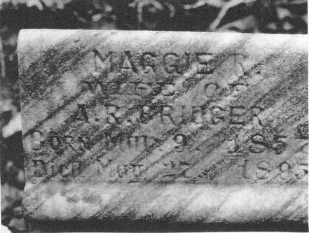 Margaret R. Harrell Bridger Gravestone