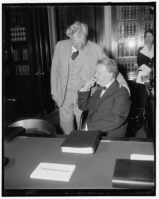Borah and McCarran seem happy at Judiciary Committee....