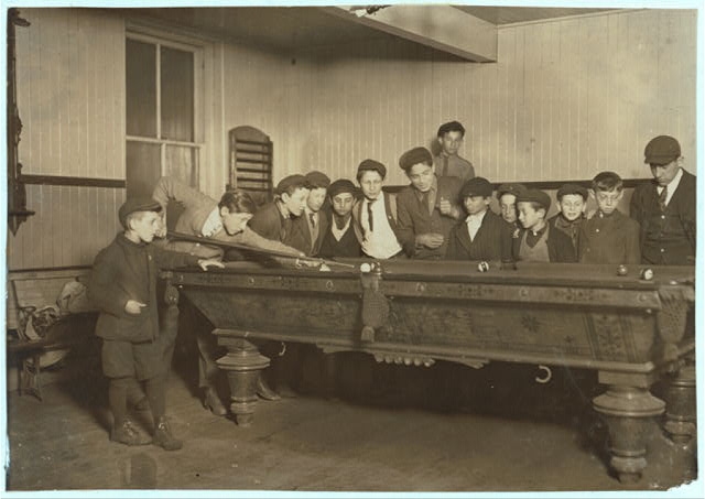 One way to control the street boys. A common scene in the...