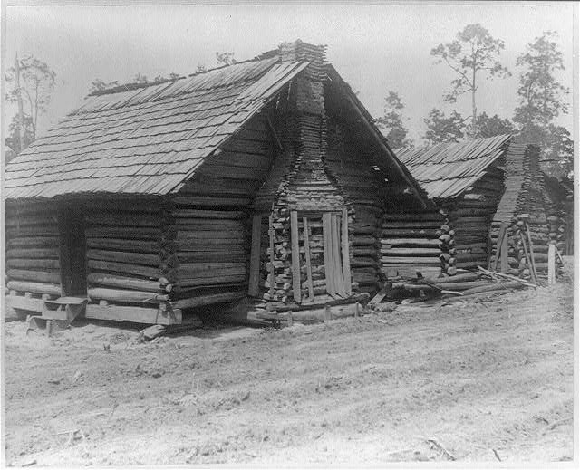 [Cabins of African Americans near Thomasville, Georgia,...