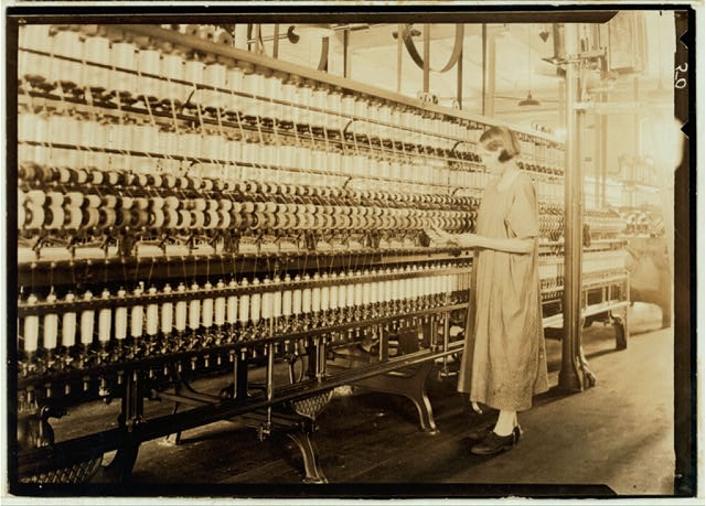 Cheney Silk Mills. Favorable working conditions....