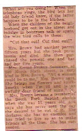 News Interview of Sarah Elizabeth (Carroll) Brown (1841-1931), Part 16