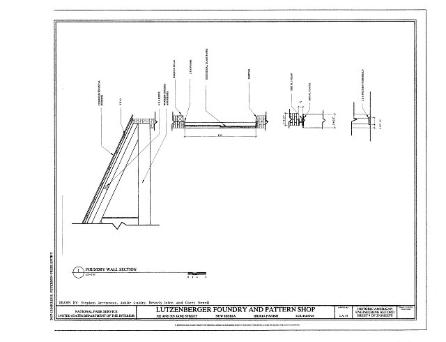 Foundry Wall Section - Lutzenberger Foundry and Pattern...