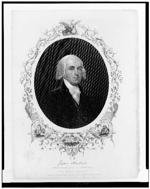 James Madison / from the original portrait by Gilbert...