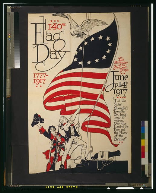 140th flag day, 1777-1917 The birthday of the stars and...