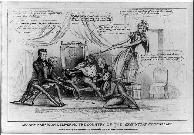 Granny Harrison delivering the country of the executive...