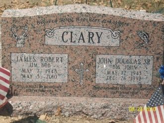 John Douglas Clary gravesite
