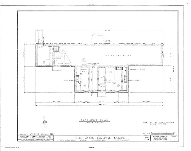 HABS MASS,9LIN,11 (sheet 2 of 6) John Nelson House,...