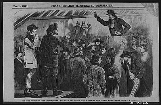 Inflation. The money crisis in the Southern states during...