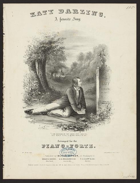 Katy Darling A favorite song / / J. H. Bufford's Lith.,...