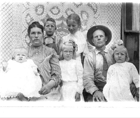 Franklin & Nettie Bruner Family, Nebraska 1909