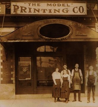 The Model Printing Company-Leo B. Painter- owner