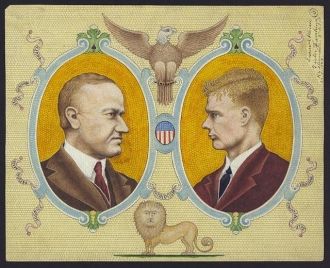 Calvin Coolidge and Charles Lindbergh