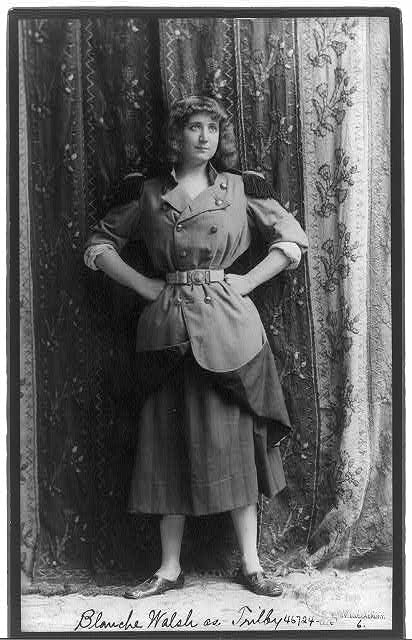 [Blanche Walsh as Trilby]