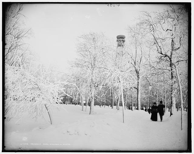 Prospect Park, Niagara, in winter