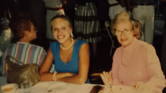 Carin and Gladys at Cheryl juleen wedding 