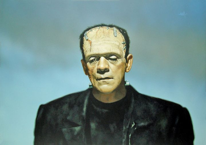 Boris Karloff by Arthur K. Miller
