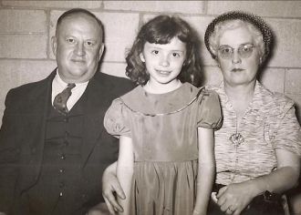 Floyd and Myrtle Feasel with Daughter Nancy Lee