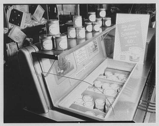 Schrafft's, Times Square. Ice cream case counter II