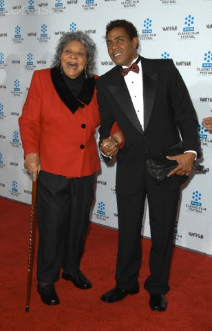 Juanita Moore with grandson, Kirk Kelley-Kahn.