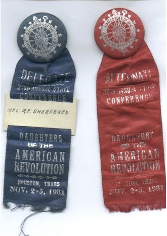 DAR State Conference Ribbons