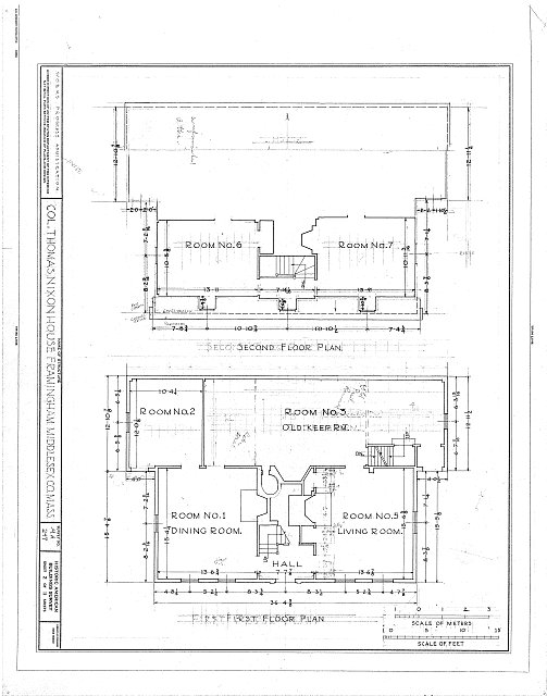 HABS MASS,9-FRAM,3- (sheet 2 of 11) - Colonel Thomas...