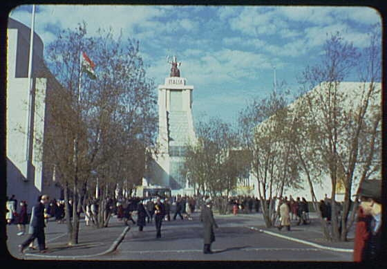 World's Fair. View to Italian Pavilion