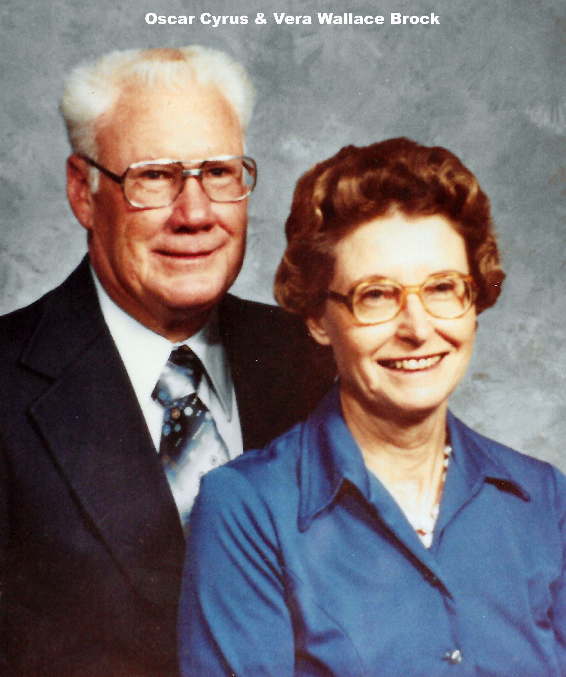 Oscar Cyrus & Vera Wallace Brock