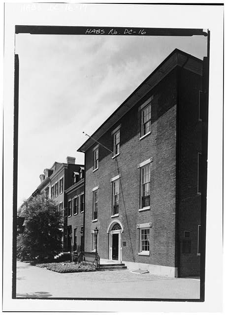 25. EAST FRONT, VIEW FROM NORTHEAST (AFTER RECONSTRUCTION...