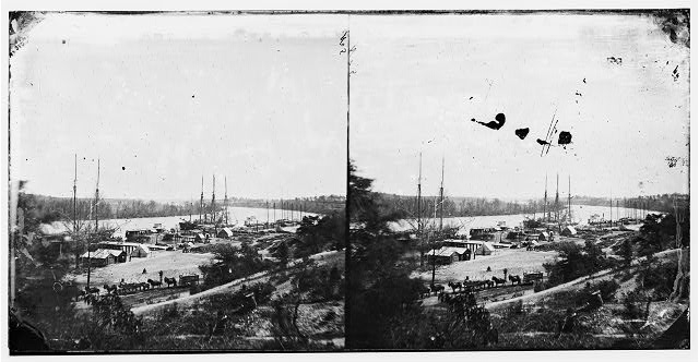 Broadway Landing, Appomattox River, Virginia. View of...