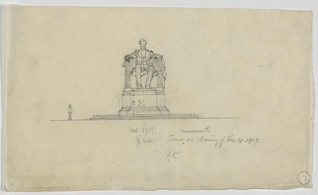 [Statue of Abraham Lincoln for the Lincoln Memorial,...