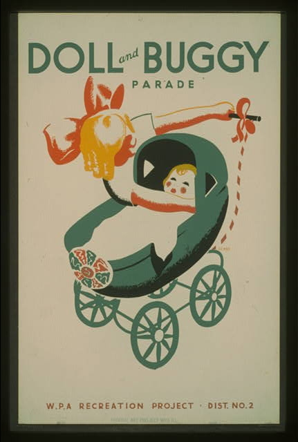 Doll and buggy parade--WPA recreation project, Dist. No....
