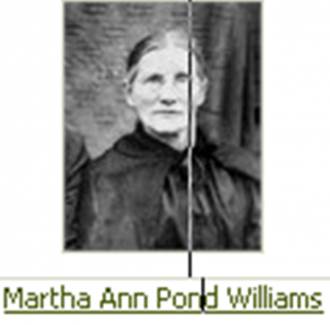 Mrs. Martha Ann (Pond) Williams