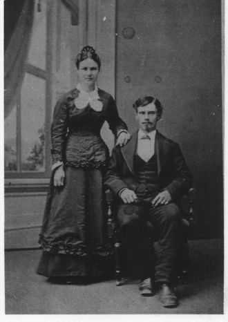 Elizabeth Melissa (Carl) With Her Husband James Ellison Murray