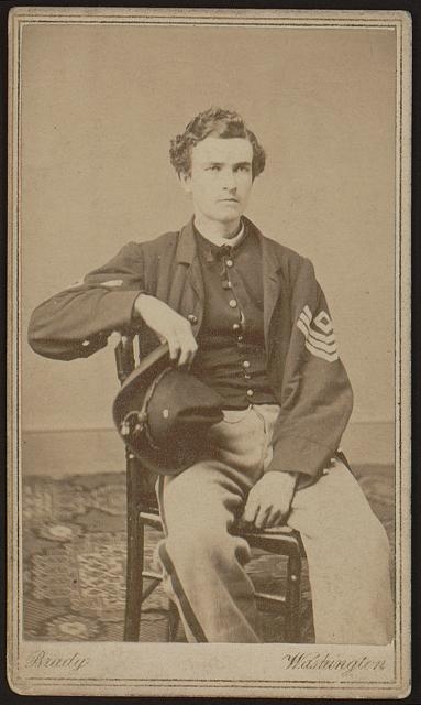[Geo. B. Field, three-quarter length studio portrait,...